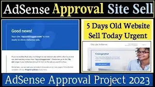 How to Buy Sale AdSence Approve Website in 2023 | Sell Website