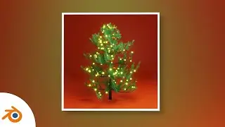 Blender Tutorial | Create a Simple Christmas Tree in Blender | Blender Tutorial.