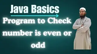 Java Program to Check Even or Odd Number