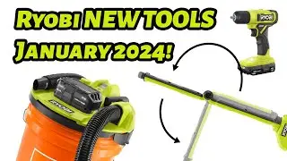 Ryobi New Tools January 2024 #diy #lifehacks #construction #viral #homedepot #electric #powertool