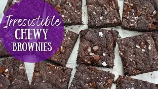 Chewy Chocolate Brownies Recipe | How to Make Fudgy Homemade Brownies | Gourmet Brownies