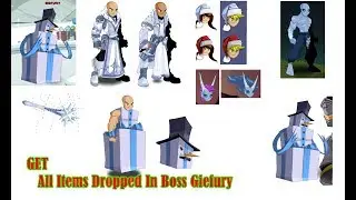 =AQW= All Items Dropped In Boss Giefury (FROSTVAL RETURNS!)