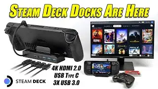 An Awesome 4K Dock For The Deck! Steam Deck Docks Are Here