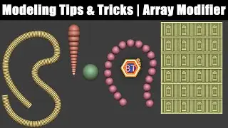 Modeling Tips & Tricks in Blender 2.93 | Array Modifier