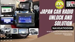 radio Japan cars NSCP W64, Harrier Map SD card for navigation