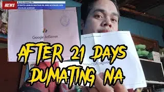 In 21 DAYS DUMATING NA AKING GOOGLE ADSENSE