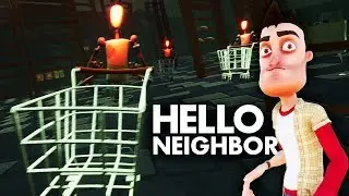 БЕШЕНЫЕ МАНЕКЕНЫ в ЖУТКОМ СУПЕРМАРКЕТЕ в игре Привет Сосед / Hello Neighbor Акт 3