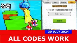 *ALL CODES WORK * Roller Race Simulator ROBLOX | JULY 30, 2024