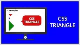 HOW TO CREATE TRIANGLE USING CSS | CSS TRIANGLE WITH BORDER