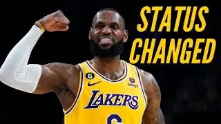 Lakers Upgrade LeBron's Status