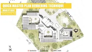 *MAKE IT EASY* Quick Site Plan Rendering in Photoshop!