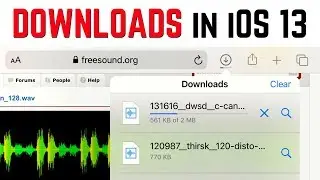 NEW Download Manager for Safari in iOS 13