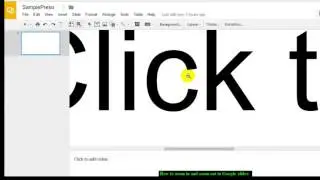 How to zoom in and zoom out in Google slides