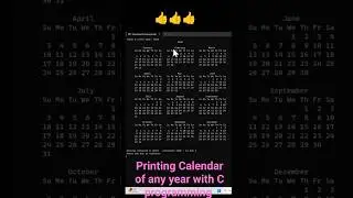 Become a Pro Programmer: Printing Calendar with C Coding Tutorial