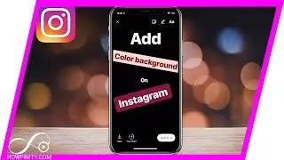 How to Add COLOR BACKGROUND to Text on Instagram