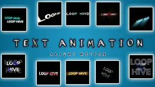 Top 10🔥Alight Motion Text Animation Presets |AlightMotion Preset Download Free 10 text presets| (10)
