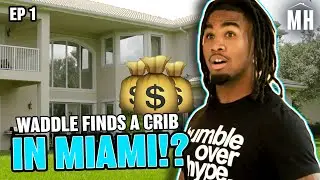 My DREAM Home! New Dolphins WR Jaylen Waddle Shops For MANSIONS In Miami!