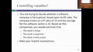 Session 19: First Steps on Pricing