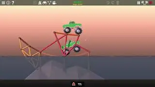 Crashing cars [Poly bridge 2]