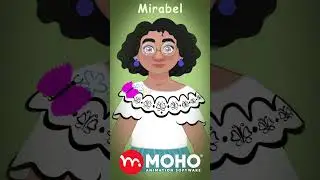 Mirabel Character Rig Test | Moho Animation  #moho #mohoanimation  #mirabelmadrigal