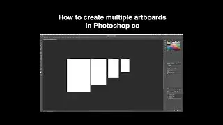 PHOTOSHOP CC MULTIPLE ARTBOARD