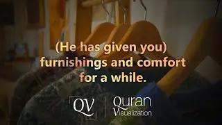 Surah An-Nahl | Verse 78-80 | Raad Muhammad Al Kurdi | Quran Visualization