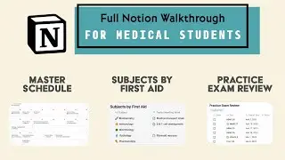 Study SMARTER For the USMLE Step 1 With Notion (Free Template)