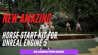 Unreal Engine 5 - New Amazing Horse starter Kit with Animations