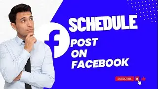 How to schedule a post on facebook 2023 || schedule post on facebook