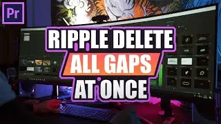 Ripple Delete All Gaps at the Same Time in Premiere Pro CC