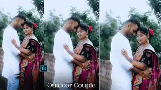 Pre-Wedding Photo Editing and Retouching in Photoshop | Photoshop Tutorial Free Preset XMP Moody XMP