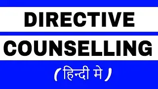 directive counselling in hindi