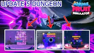 Anime Fruit Simulator - New Update Dungeon & Awakenings | Whats New in Dungeon