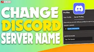 how to change name of discord server 2023 | PIN TECH |