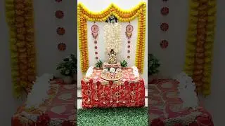 Easy Ganpati Decoration Ideas for Home | Ganesh Chaturthi #shorts #ganesh #ganpati