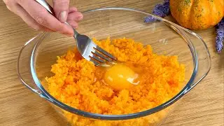 Pumpkin and egg! This is the only way I cook pumpkin! Delicious and easy recipe!