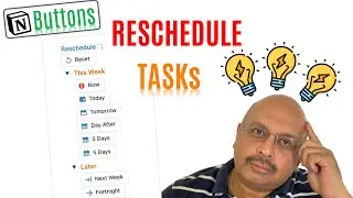 Do you know how to reschedule tasks with Notion Buttons ?