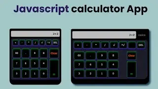 Built this Javascript calculator app #javascript #calculatorapp