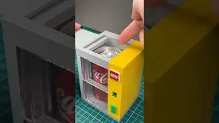 Working Lego Soda Vending Machine with Safe 