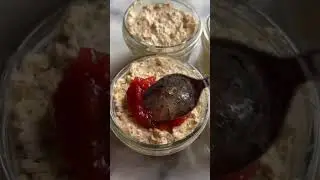 Creamy Peanut Butter and Jelly Overnight Oats