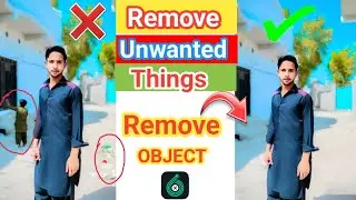 How to remove unwanted things from photo editing tutorial | delete object in picture | remover app