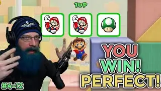 YOU WIN!  PERFECT! | Super Mario Maker 2 - Expert No Skip Challenge For 1000 Clears [4-12]