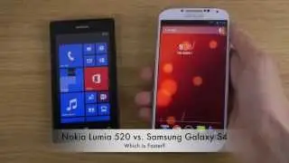 Nokia Lumia 520 vs. Samsung Galaxy S4 Android 4.3 Jelly Bean - Which Is Faster?