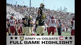 Army Football vs Colgate Highlight