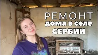 Ремонт дома в селе Сербии и реновирование участка. Часть 5