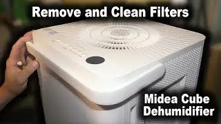 How to Remove and Clean Filters | Midea Cube Dehumidifier