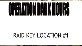 First (1ST) Secret Raid Key Location| The Division 2: Operation Dark Hours