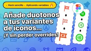 Añade duotonos  a tus variantes de iconos...  ¡y sin perder overrides!