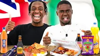 NIGERIAN TRIES BRITISH FOODS!