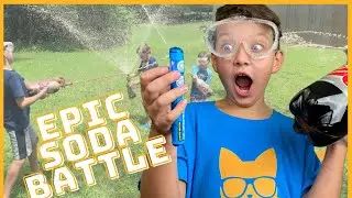 EPIC SODA BATTLE | Extreme Mentos and Coke Challenge Having a Blast Learning Cool Science Experiment